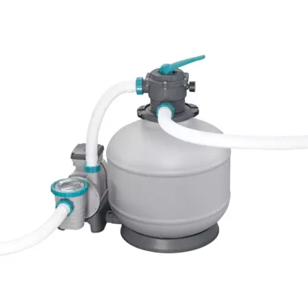 Песочный фильтр-насос 11355л/ч, резервуар для песка 36кг, фракция 0.45-0.85мм, Bestway 58486 BW