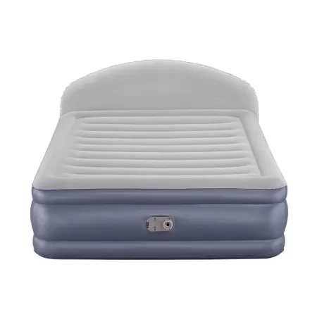 Надувная кровать 229х152х84см со спинкой, встр.насос 220В, до 300кг, Bestway 671BD BW