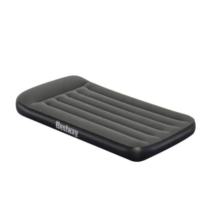 Надувной матрас 99х188х30см с подголовником, насос на батарейках (4хD), Bestway 67929 BW