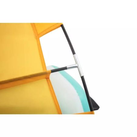 Надувной матрас-остров 300х275см "Sunny Lounge" с навесом, ручками и подстаканниками, до 450кг, Bestway 43407 BW