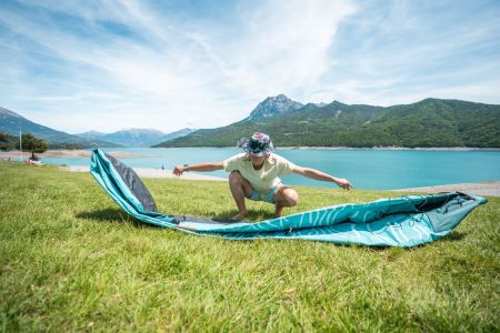 Надувная байдарка Kayak Glider-412 412x83х42см, весла, сиденья, киль, до 180кг, Aqua Marina PA-25GD02