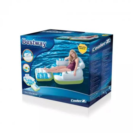 Надувной матрас-шезлонг для плавания 175х107см, Bestway 43128 BW