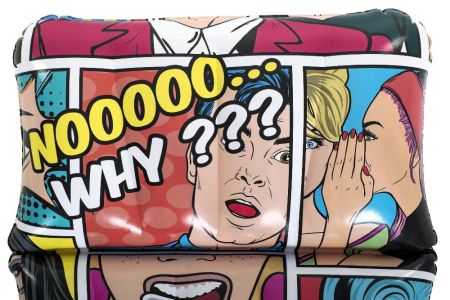 Надувной матрас для плавания 183х71см "Поп-арт" до 90кг, Bestway 44059 BW