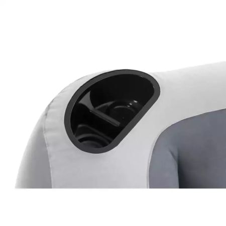 Надувная кровать 196х233х80см со спинкой, подстаканником и подсветкой, встр.насос 220В, до 300кг, Bestway 67620 BW