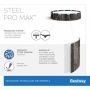 Каркасный бассейн Steel Pro Max 366х100см, 9150л, фил.-насос 2006л/ч, лестница, Bestway 5614X BW