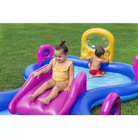 Игровой центр 330х188х117см "Sea Odyssey" с горкой, мячами и игрушками, от 2 лет, Bestway 53167 BW