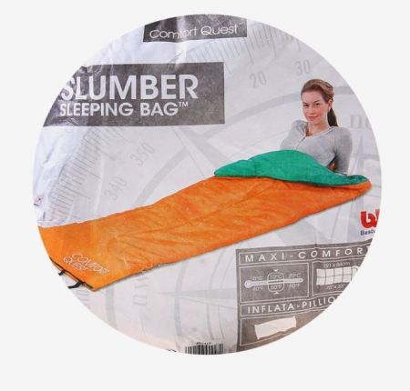 Спальный мешок (одеяло) 3х слойная,191х84см, подушка, до +10С, Bestway 67417 BW