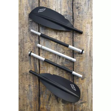 Надувная байдарка "Rapid Elite X2 Kayak" 312x98см, алюм.весла 230см 2шт, насос 62086, до 180кг, Bestway 65142 BW