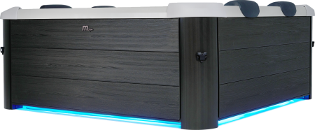 СПА-бассейн 160х160х65см "Oslo" 850л, квадратный,  гидромассаж, аэромассаж.(4 коробки A.B.C.D), MSpa F-OS063W