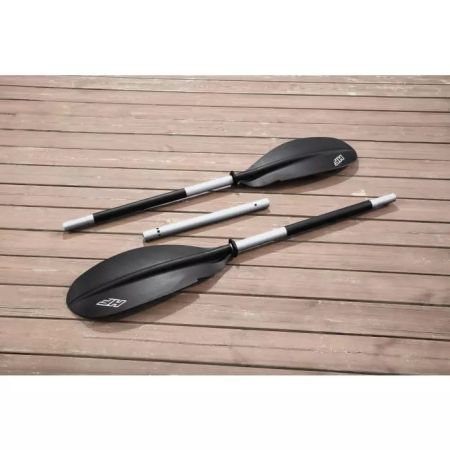 Надувная байдарка "Surge Elite X1 Kayak" 305x91х40см, алюм.весло 230см, насос 62086, до 100кг, Bestway 65143 BW