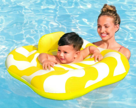 Надувная лодочка  79x79см "Волнистый квадрат", от 1 до 2 лет, Bestway 32298 BW