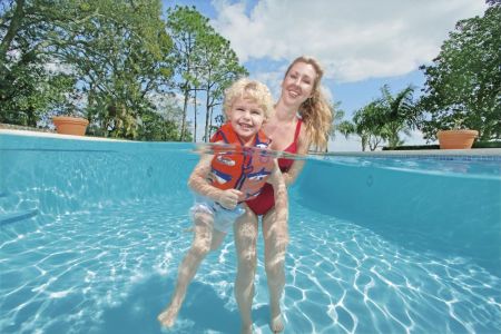 Жилет для плавания с пенопл. встав., 18-30кг, 3-6 лет, 2 цвета, Bestway 32177 BW