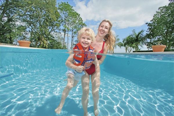 Жилет для плавания с пенопл. встав., 18-30кг, 3-6 лет, 2 цвета, Bestway 32177 BW