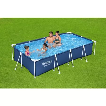 Каркасный бассейн Steel Pro 400х211х81см, 5700л, Bestway 56405 BW