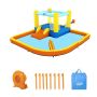 Водный игровой-центр 365х340х152см "Beach Bounce" с разбрыз. и горкой, 1128л, до 227кг, 3-8 лет, Bestway 53381 BW