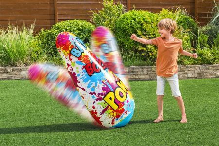 Надувная игрушка-неваляшка 119см "Яркий взрыв", от 3 лет, Bestway 52630 BW