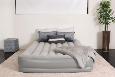 Надувная кровать 152х203х38см "Tritech" встр.нас. 220В, до 300кг, Bestway 67632 BW