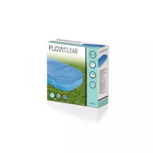 Тент для детского бассейна 262х175х51см (54006 BW), 295х220см, Bestway 58319 BW