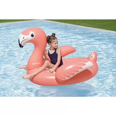 Надувная игрушка-наездник 128x110x87см "Фламинго", от 3 лет, Bestway 41525 BW