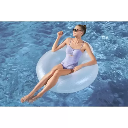 Надувной круг 107см "Лунная пыль" со спинкой, до 100кг, Bestway 43923 BW