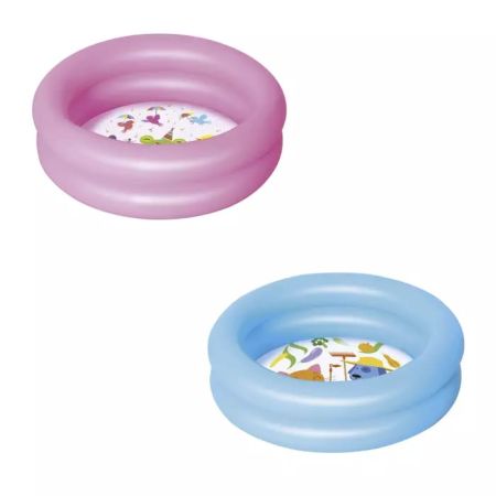 Детский надувной бассейн 61х15см, 21л, от 2 лет, 2 цвета, Bestway 51061 BW