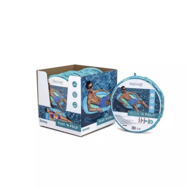 Надувной матрас-кресло для плавания 106х95х16см с сеткой, до 90кг, Bestway 43551 BW