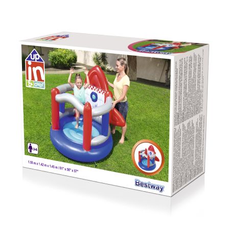 Игровой центр-батут 155х142х145см "Ракета" до 55кг, 3-6 лет, Bestway 52286 BW