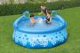 Бассейн с надувным верхом  274x76см "Осьминог" 3153л , Bestway 57397 BW