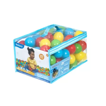 Пластиковые мячи 5,8 см, 100 шт, для игровых центров, от 1 года, Bestway 52648 BW