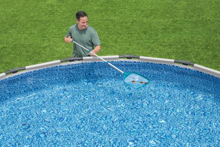 Сачок для сбора мусора со дна и с поверхности бассейна с телескопической ручкой, Bestway 58635 BW