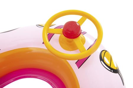 Надувная лодочка 98х66см "Машина" с тентом, 3-6 лет, 2 вида, Bestway 34103 BW