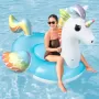 Надувной матрас-плот для плавания 224х164см "Единорог" с ручками, до 90кг, Bestway 41113 BW