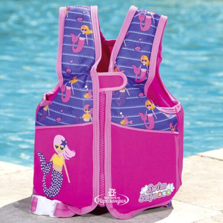 Жилет для плавания с пенопл. встав., 11-18кг, 1-3 лет, 2 цвета, Bestway 32158 BW