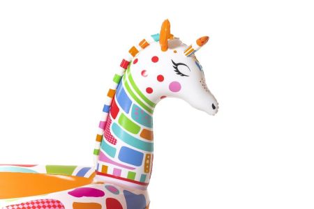 Детский надувной бассейн 266x157x127см "Веселый жираф" с разбрыз., 220л, от 2 лет, Bestway 53089 BW