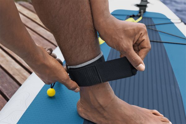 SUP-доска "Aqua Escape" 335x84x15см , насос, весло, рюкзак, лиш, 3 плавника, ремнабор, водонепроница, Bestway 65391 BW