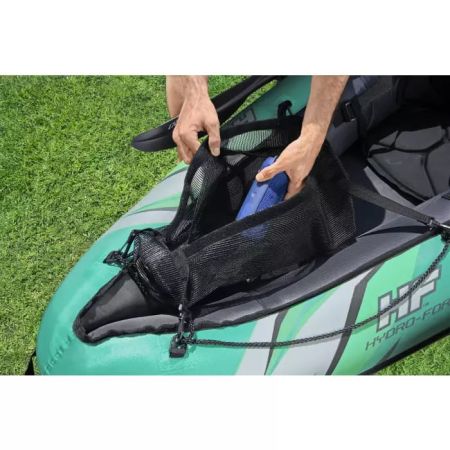 Надувной каяк "Ventura Elite X2" 330х86см, алюм.вёсла 230см, насос , до 220кг, Bestway 65052 BW