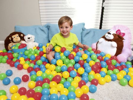 Пластиковые мячи 6.5см "Fisher Price" 100шт для игровых центров, от 2 лет, Bestway 93526 BW