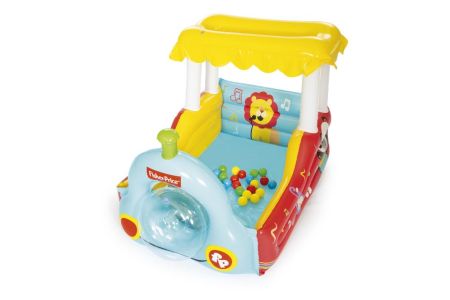 Игровой центр 132x94x89см "Паровоз Fisher Price" с мячами (25шт), от 2 лет, Bestway 93537 BW