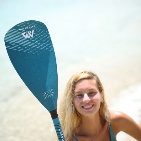 Весло "CARBON GUIDE" для SUP-доски, карбон, трехсекционное, регулируемое 180-220 см, Aqua Marina B0303014