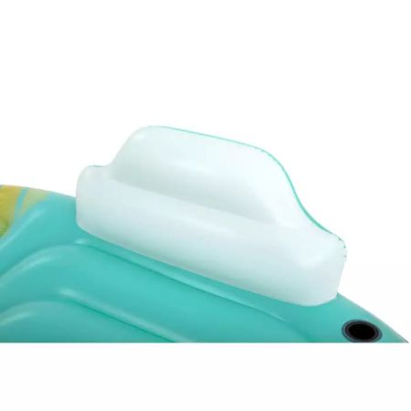 Надувной матрас-остров 300х275см "Sunny Lounge" с навесом, ручками и подстаканниками, до 450кг, Bestway 43407 BW