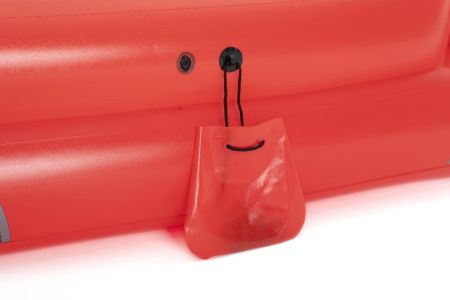 Надувной матрас-остров для плавания 381x262см "Красный грузовик" с ручками и подст., до 540кг, Bestway 43304 BW