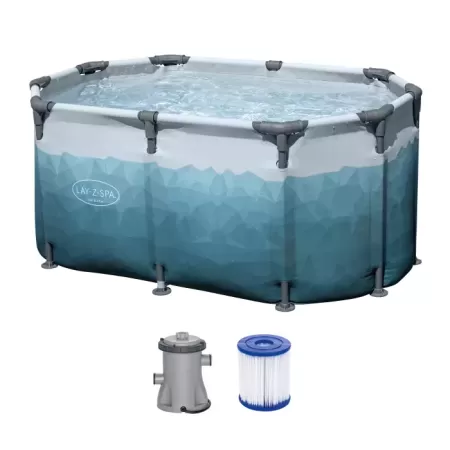 Ледяная купель "Glacial dip Ice bath tub"  150x90x65cm, 431л, фильтр-насос 1249л/ч, тент, Bestway 6002N BW