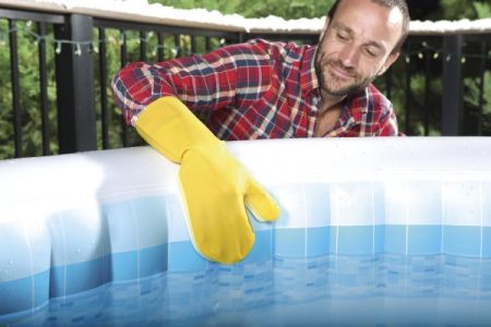 Набор для чистки СПА-бассейнов, сачок, щетка, чистящая варежка, Bestway 60310 BW