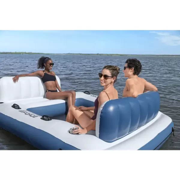 Надувной матрас-остров для плавания двойной 269х182х67см+268х234х30см , Bestway 43964 BW