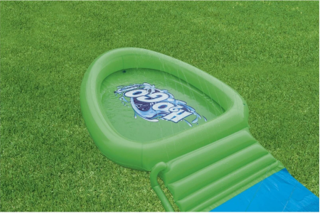 Водная дорожка 701см "Слайм" с бассейном, однополосная, от 3 лет, Bestway 52250 BW