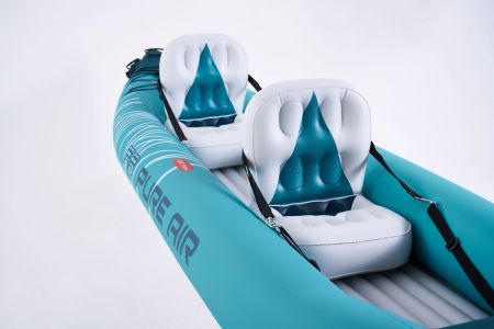 Надувная байдарка Kayak Glider-412 412x83х42см, весла, сиденья, киль, до 180кг, Aqua Marina PA-25GD02