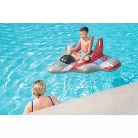 Надувная игрушка-наездник 136х135см "Галактический Корабль" с ручками, до 45кг, от 3 лет, Bestway 41443 BW