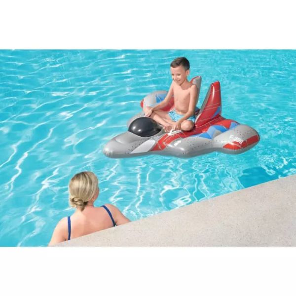 Надувная игрушка-наездник 136х135см "Галактический Корабль" с ручками, до 45кг, от 3 лет, Bestway 41443 BW