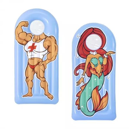 Надувной матрас для плавания 188х89см "Face Flip" до 90кг, 2 вида, Bestway 43421 BW