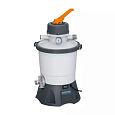 Каркасный бассейн Power Steel 488х244х122см, 11532л, песч.фил.-нас. 3028л/ч, лестн., тент, попл.-доз, Bestway 56671 BW